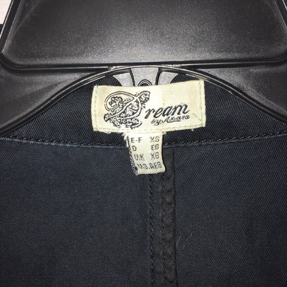 Navy double breasted trench coat - Picture 6 of 8